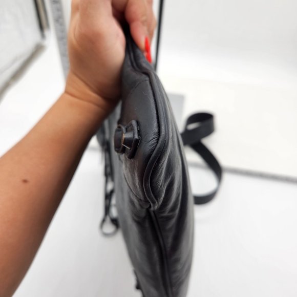 ❤️ SOLD ❤️Balenciaga Chevre Classic Hardware Flat Messenger 103BALXADA - Picture 4 of 12